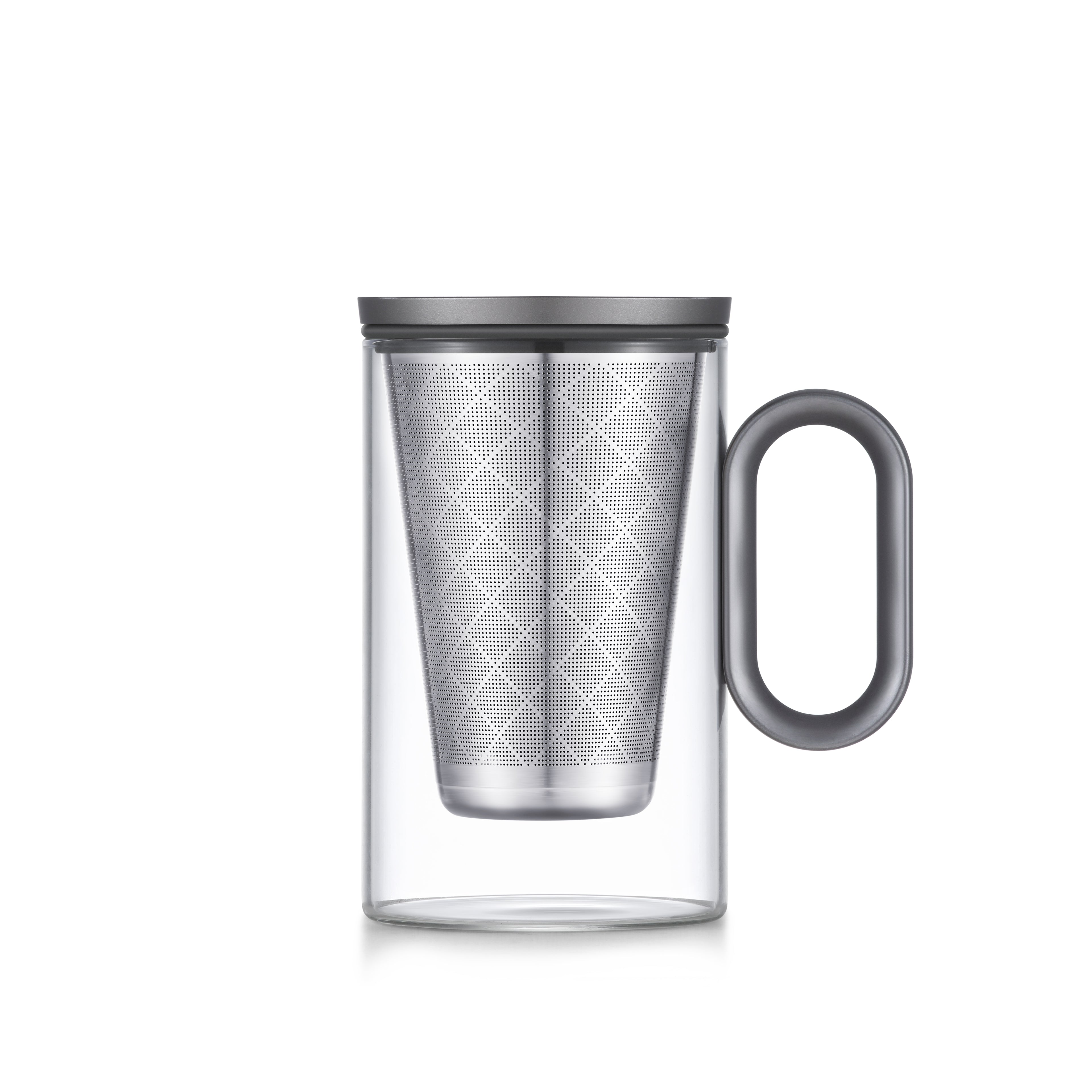 Octagon Silver tea cup (500 ml)